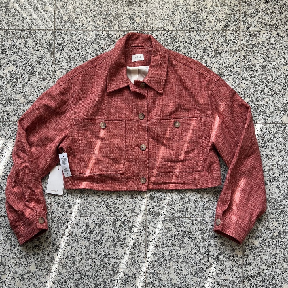 Aritzia Little Cropped Jacket Size Large NWT